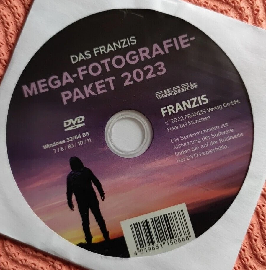 FRANZIS Mega Fotografie-Paket 2023 DVD-ROM - Neu in Papierhülle + Code´s - Bild 1 von 1