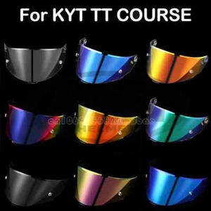 Visor Lens Replacement For KYT TT COURSE Helmet Pinlock Ready - Picture 1 of 19