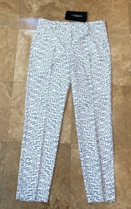 J. Lindeberg Golf Women Pia Print Pant - White outline bridge swirl - Sz. 30 New - Picture 1 of 8