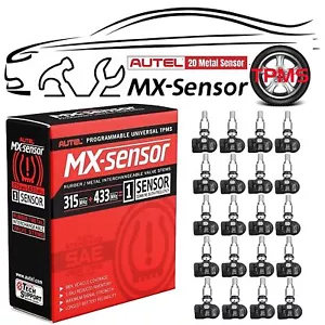 Autel MaxiTPMS MX-Sensor 20Pack 315MHz & 433MHz Dual Frequency TPMS Tire Sensor - Picture 1 of 21