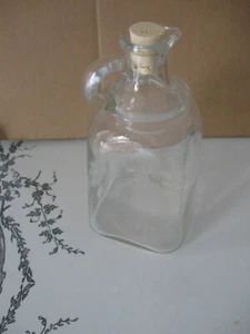 Antike Glas Salat Dressing Öl und Essig Flasche - Bild 1 von 7