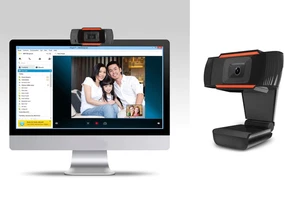 Telecamera PC Webcam Microfono Integrato USB Camera Fotocamera Computer Video - Foto 1 di 5