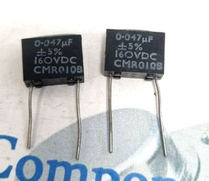 CMR010B : POLY FILM CAP: 0.047UF/160V / PACK OF 2      10mil Pcm    (182421 ) - Imagen 1 de 1
