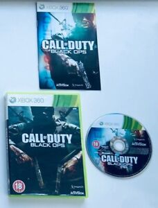 Call of Duty Black Ops Microsoft Xbox 360 COD Action Shooter Video Game Complete