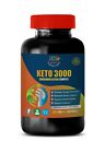 energy boosters for men - KETO 3000 - fat burn preworkout 1 BOTTLE 60 CAPS