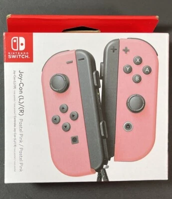 Official Nintendo Switch Joy-Con Set [ Pastel Pink / Pastel Pink ] NEW - Image 1 of 4