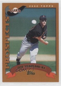 2002 Topps Traded Prospects Jeff Verplancke #T222 Rookie RC