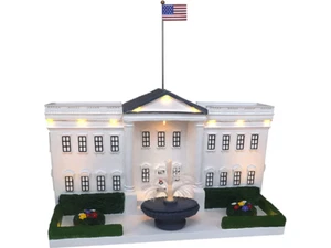 Top Treasures Christmas Village Company - White House Pre Lit, 011822 New - Picture 1 of 7