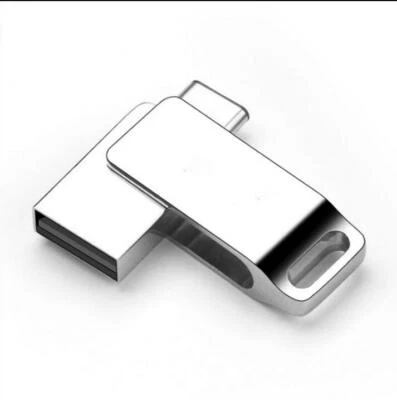 Personalize LOGO Metal swival OTG Type C USB 2.0 memory flash stick pen drive - Image 1 of 4