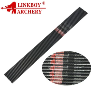 3K Weave Archery 32" Spine 250-800 ID6.2mm Pure Carbon Arrow Shaft Bow Hunting - Imagen 1 de 6