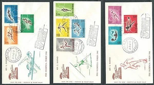 1963 SAN MARINO FDC FILAGRANO OLIMPIADI TOKYO NO TIMBRO ARRIVO - RD14-5 - Picture 1 of 1