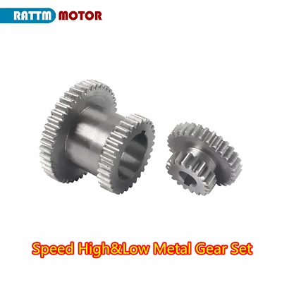 Set ingranaggi in acciaio velocità tornio metallo alta/bassa per tornio CJ0618 S/N: CJ0618-024/014 - Immagine 1 di 4