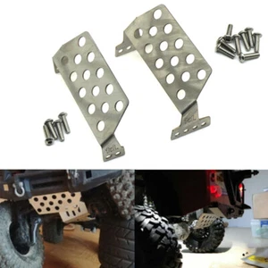 Stainless Front Rear Skid Plate Bumper Lower Protection For TRX-4 1/10 RC Car - Imagen 1 de 11