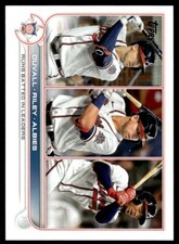 Adam Duvall/Austin Riley/Ozzie Albies 2022 Topps Series 1 D13 #181 Atlanta