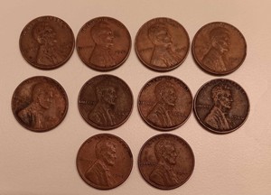 New ListingLincoln Wheat Pennies 1941-1948