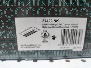 Brizo 81422-NK Frank Lloyed Wright Raincan Shower Head with Integrated Lighting - Picture 1 of 5