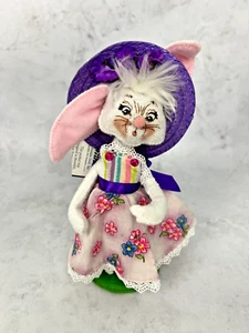 2010 Annalee Doll 8" Easter Parade Girl Bunny 75th Anniversary #260110 - Foto 1 di 12