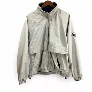 Dockers Golf Men's Medium Windbreaker Full Zip Long Sleeve Elastic Waist - Picture 1 of 15