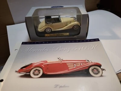 ATLAS 1/43 Voitures d'exception Mercedes 540 K 1938 + Fascicule  - Photo 1/4