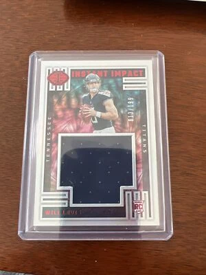 2023 Panini Illusions II-WLS Will Levi’s Red Instant Impact - Image 1 of 2