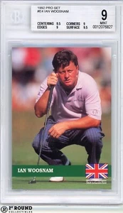 Ian Woosnam RC BGS 9+: 1992 Pro Set Golf Rookie Card - Picture 1 of 3