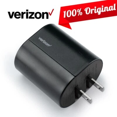 OEM Original Verizon LOGO 2.4A USB Wall Charger Adapter for iPhone Galaxy Tablet - Image 1 of 4
