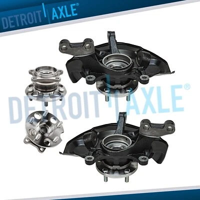 AWD Front Steering Knuckles Rear Wheel Hubs for 2004 - 2007 Toyota Highlander - Image 1 of 4