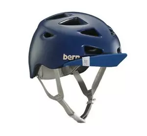Bern Melrose BOA Flip Visier Lady City Urban Commute Helm Fahrradhelm matt Blau - Bild 1 von 2