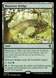 Mosswort Bridge Light Play, English Magic the Gathering MTG Commander: Murders a - Picture 1 of 1