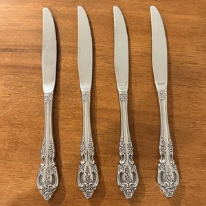 Oneida RENOIR-PEMBROOKE Cuchillo de Cena Lote 4 Cuchillos SSS Inoxidable - Imagen 1 de 5