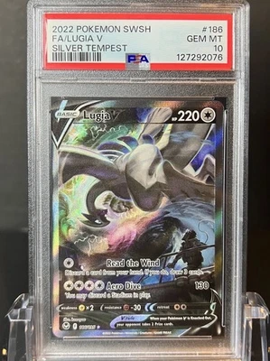 PSA 10 Lugia V 186/195 Alt Art Silver Tempest Pokemon 2022 GEM MINT - Image 1 of 4