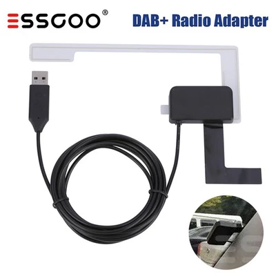 ESSGOO DAB+ Box Adapter Tuner Für Android Autoradio USB FM-Übertragung Empfänger - Bild 1 von 4