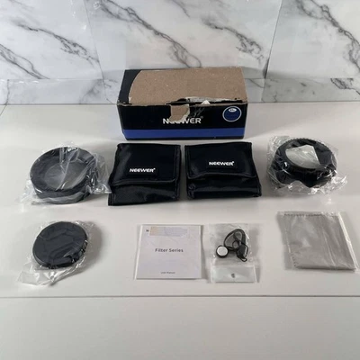 NEEWER 67mm Clip On Filter Kit für Telefon & Kamera, CPL, ND32 ND Filter - Bild 1 von 4