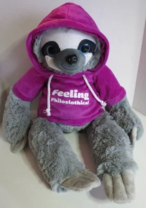 Toy Factory Feeling Philoslothical Sloth Plush w/ Hook & Loop Closure on Hands - Picture 1 of 9
