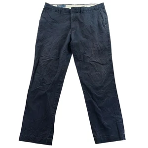 Pantalones chinos Polo Ralph Lauren para hombre talla 38/32 pierna recta clásicos frente plano - Imagen 1 de 17