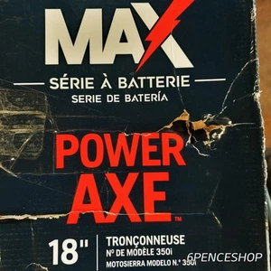 OPENBOX Husqvarna Power Axe 350i 40v 18in Cordless Chainsaw w/ Battery & Charger - Picture 1 of 7