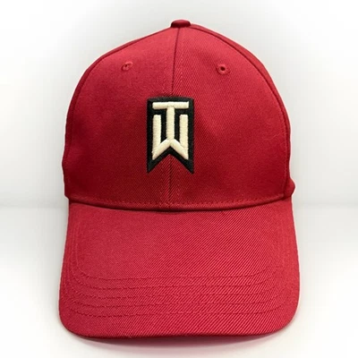 Sombrero de golf ajustado vintage Nike rojo TIGER WOODS One FlexFit VR S/M 319961-677 raro Foto 1 de 4