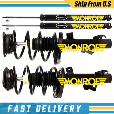 Amortiguador delantero trasero con muelle helicoidal para Mazda 3 Monroe Quick-Strut 2012 2013 4 Foto 1 de 4