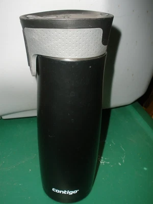 Taza de viaje Contigo Black 2013 usada en excelente estado apenas usada 9,25" de alto Foto 1 de 4