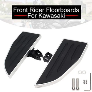 Front Rider Footpegs Floorboards For Kawasaki Vulcan S 650 EN650 2015+ Aluminum - Picture 1 of 12
