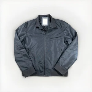 Calvin Klein Full Zip Bomberjacke Herren Größe L Windbreaker 3 Reißverschlusstaschen - Bild 1 von 12