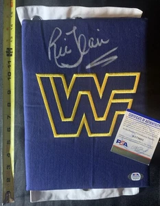Almohadilla tensor autografiada RIC FLAIR con certificado de autenticidad JSA - Imagen 1 de 5