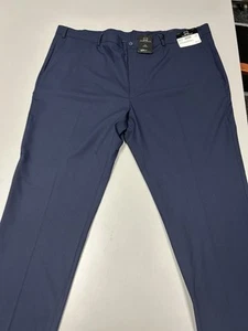 Collection By Michael Strahan Men's Navy Blue Dress Pants 44W x 32L Wool NWT - Picture 1 of 4