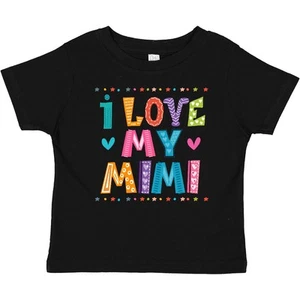 Inktastic I Love My Mimi For Babies Baby T-Shirt Gift From Grandchild Girl Girls - Picture 1 of 3