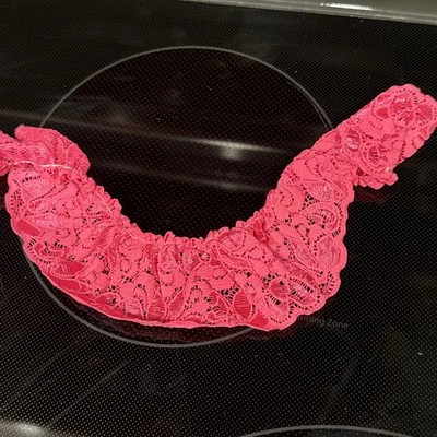 "25 yardas con volantes/reunidos 2"" poli rayón encaje tela rosa ropa costura"  Foto 1 de 2