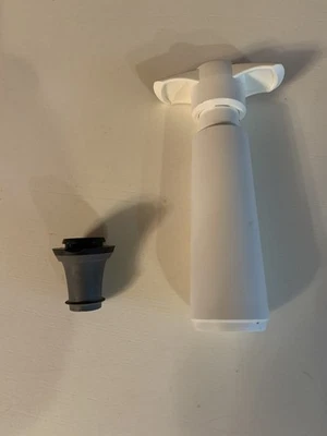 Bomba Vacu Vin Aspiradora Ahorradora de Vino Blanca Original  Foto 1 de 4