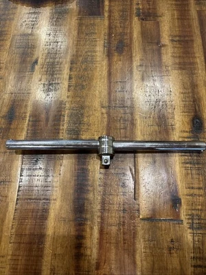 Snap-on Tools USA 1/2" Drive Chrome 12" Sliding T-Handle S12L VGC - Image 1 of 4