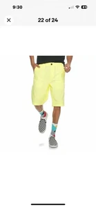 Pantaloncini Urban Pipeline Uomo Super Flex Flat Front NUOVI con ETICHETTE - Scelta Tg29 Giallo - Foto 1 di 6