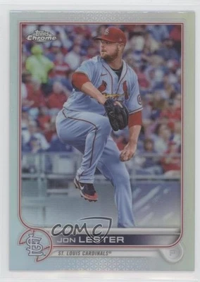 2022 Topps Chrome Sonic Refractor Jon Lester #187 - Image 1 of 2