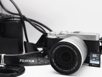 [NEAR MINT-] Fujifilm X-A1 16.3MP Mirrorless Digital Camera w/16-50mm Lens #J75 - Image 1 of 4